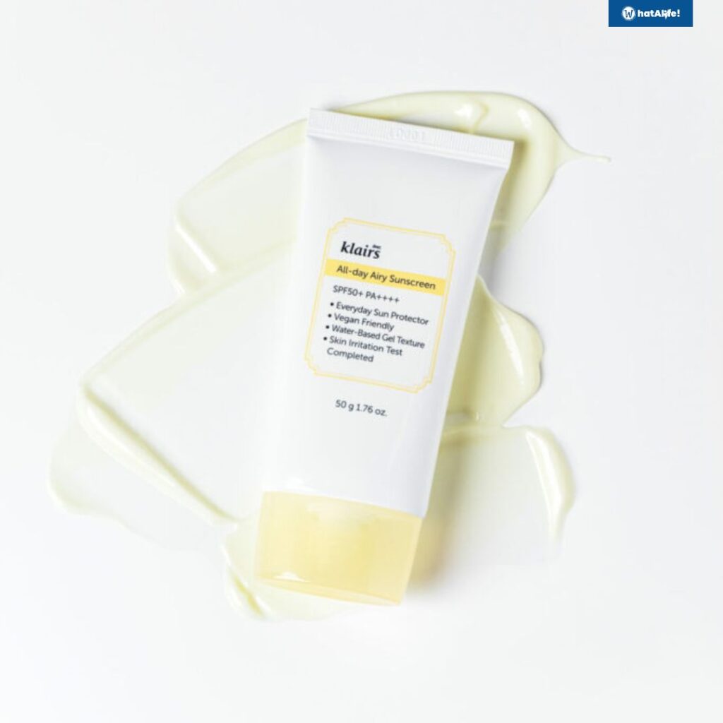 klairs all day airy sunscreen spf50 pa