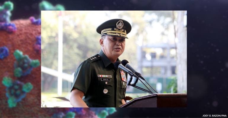 AFP Chief tested positive for coronavirus