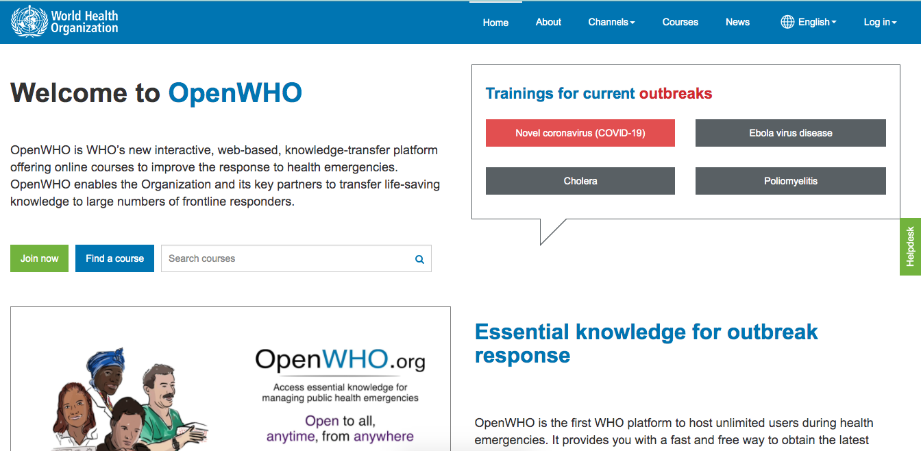 openwho-learning-website-self-studying