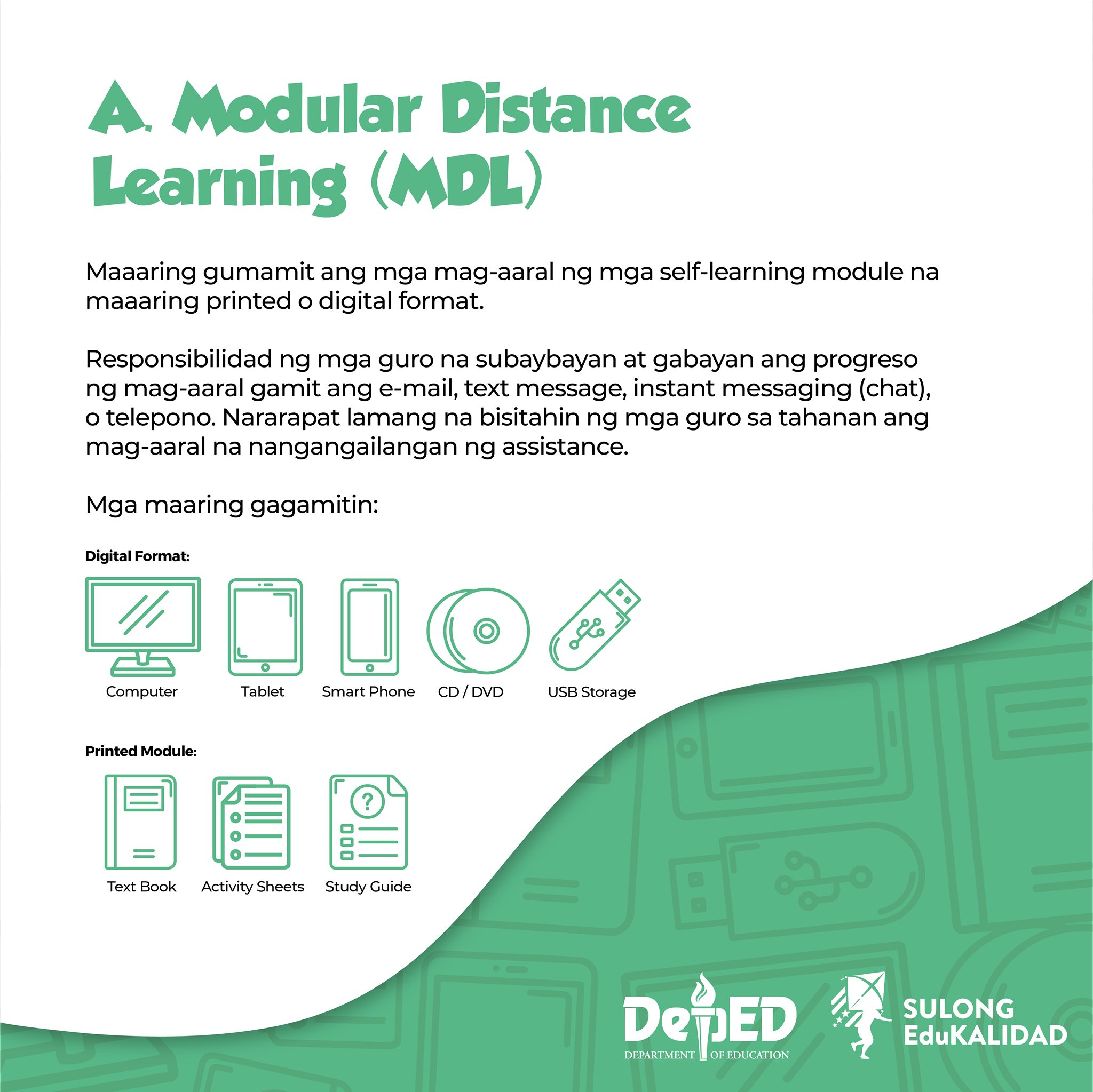 research hypothesis about modular distance learning brainly