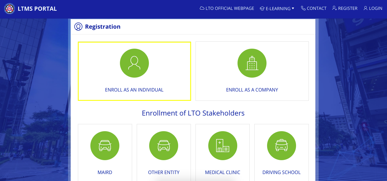 driver-license-portal-enroll-as-individual