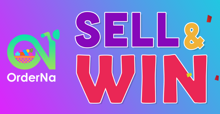 Get a chance to win a new smartphone with OrderNa Sell & Win raffle promo
