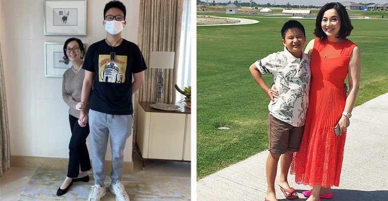 At age 13, Kris Aquino’s youngest, Bimby, is now 6ft tall and still growing