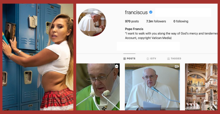 Vatican investigating racy Instagram ‘like’ by papal account