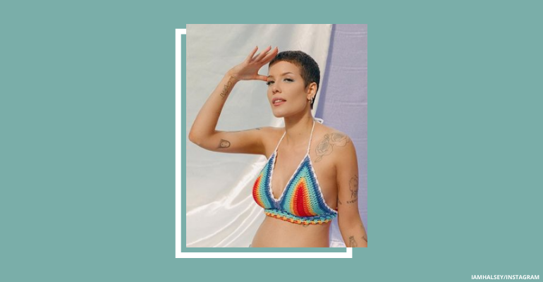 Surprise! Halsey reveals she’s pregnant and shows off her baby bump