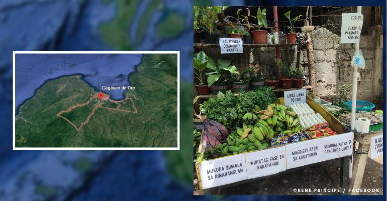 LIST: Community pantries where you can get, donate basic goods in Cagayan de Oro