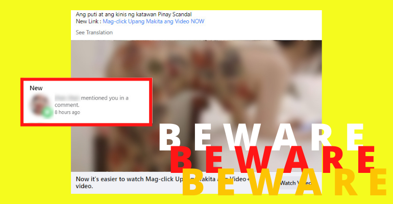 Netizens beware of malicious tagging on Facebook