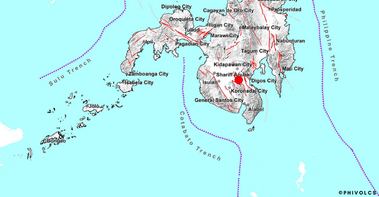 Magnitude 5.1 earthquake jolts Davao del Sur