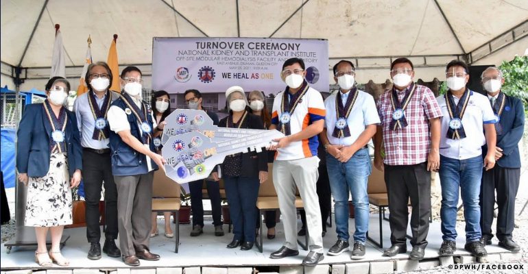 DPWH turns over first Modular Hemodialysis Facility at Kidney Institute
