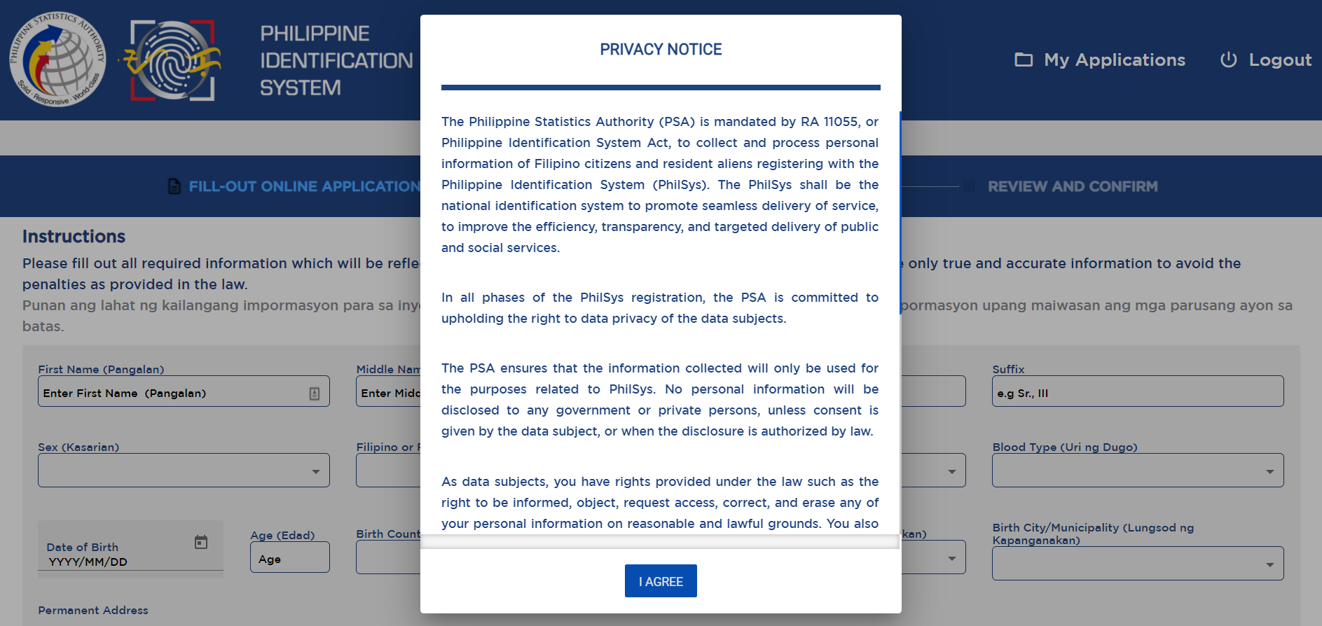 psa-privacy-notice