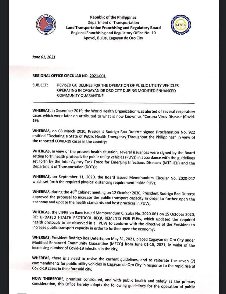 LTFRB-R10-Circular-2021-001