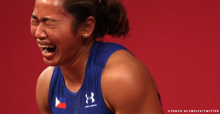 After 97 years, Weightlifter Hidilyn Diaz wins first-ever gold for Philippines