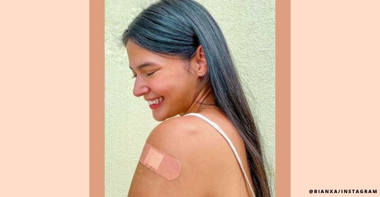 Bianca Umali vaccinated, citing concern for her family