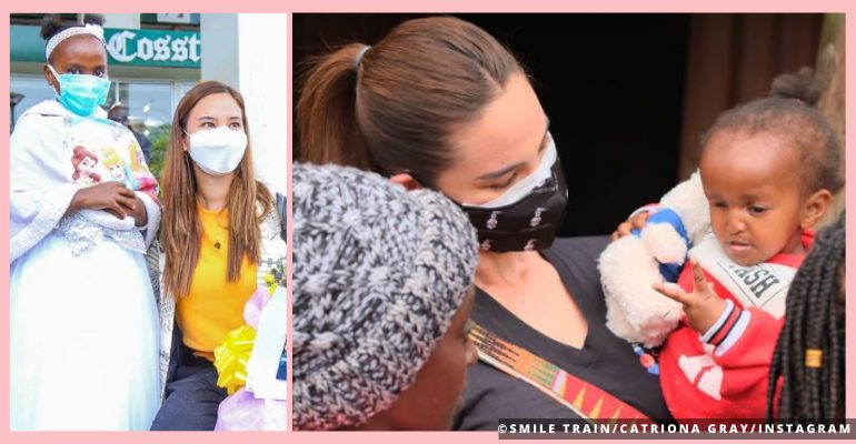 Catriona Gray visits Kenya to support cleft charity programs