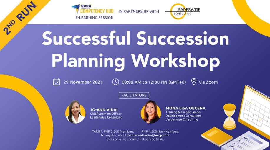 ECCP to hold Successful Succession Planning Workshop