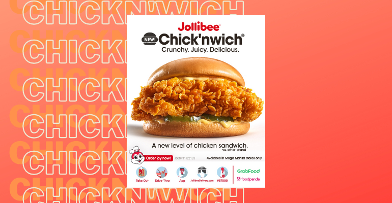 Jollibee launches Chick’nwich in the Philippines