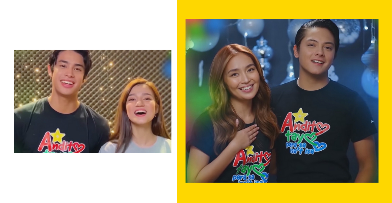 WATCH: KathNiel, DonBelle sing in ABS-CBN 2021 Christmas ID