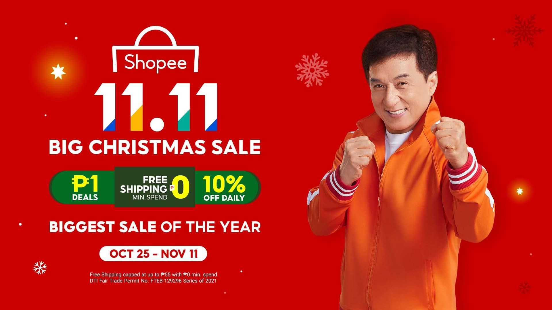 Shopee Launches 11.11 Big Christmas Sale, its Biggest Sale of the Year, with Unbeatable deals and Nonstop Fun