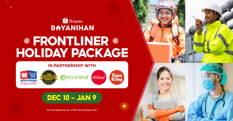 Shopee thanks everyday heroes with Frontliner Holiday Package
