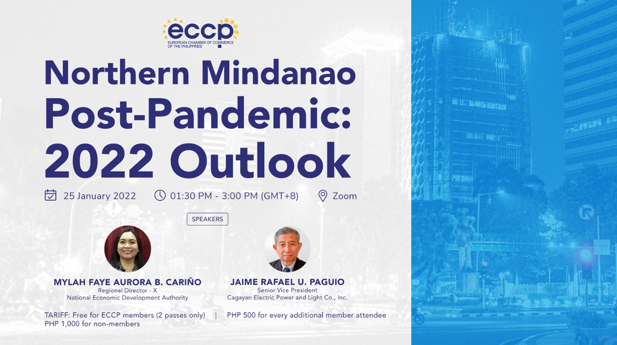 ECCP to host “Northern Mindanao Post-Pandemic: 2022 Outlook” webinar