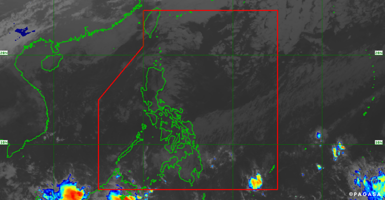 PAGASA: Shearline to bring rain over eastern parts of Mindanao