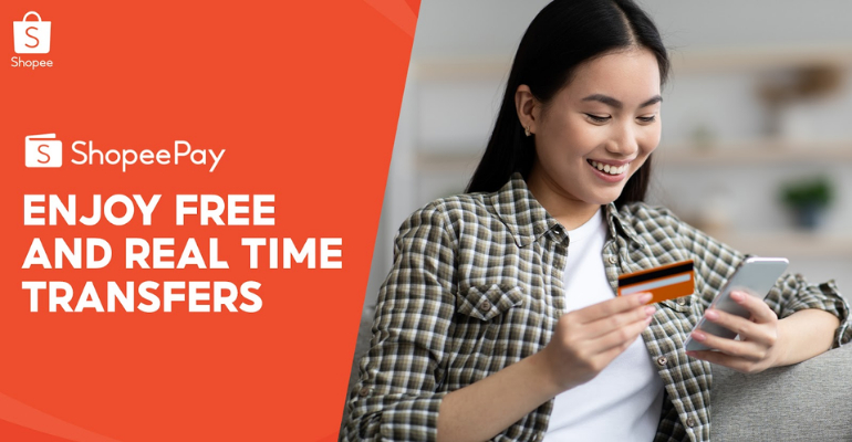 Enjoy free, real-time cash transfer with ShopeePay