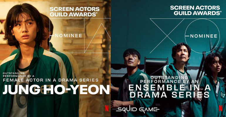 ‘Squid Game’ star Hoyeon Jung reacts to SAG Awards nominations