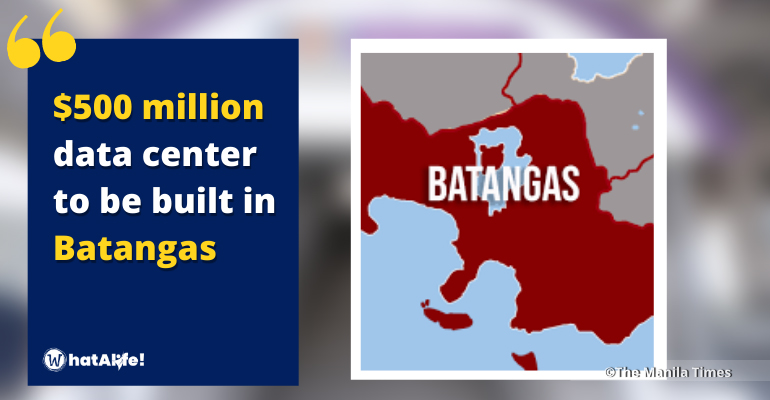 500 million data center to be built in batangas
