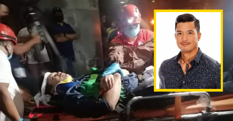Filipino actor Diether Ocampo injured in car accident