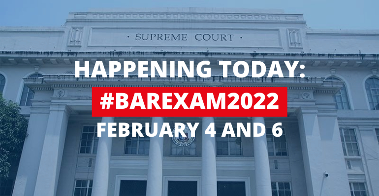 bar examination 2020 2021 happening today and on february 6
