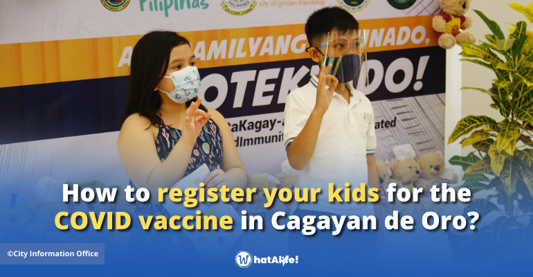 how to register your kids for vaccination in cdo