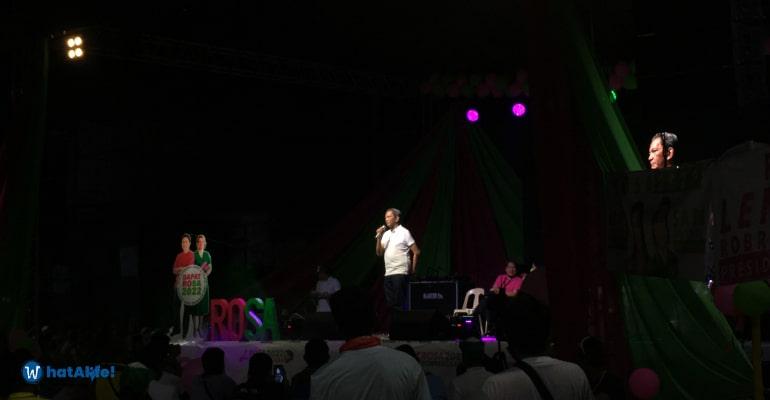Joey Salceda during the Rosa Movement rally in CDO