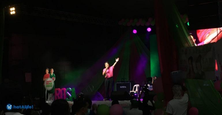 Rufus Rodriguez during the Rosa Movement rally in CDO