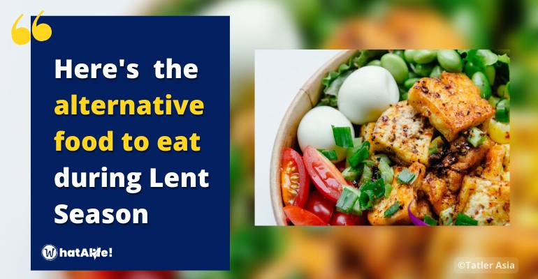 Alternative food to eat during the lent season