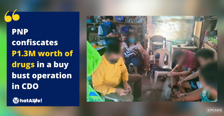 Buy bust operation in CDO confiscates P1.3M worth of drugs