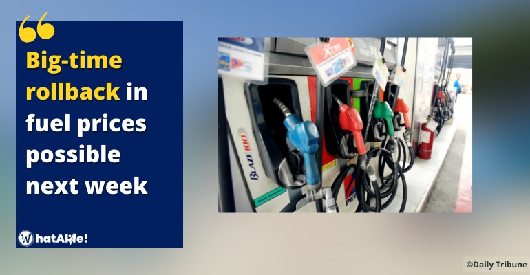 cusi says possible fuel price decrease next week