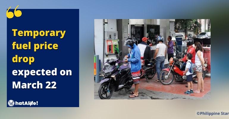fuel price drop next week expects to be temporary