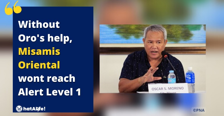 Due to low vaccination rate, Misamis Oriental wont reach Alert Level 1