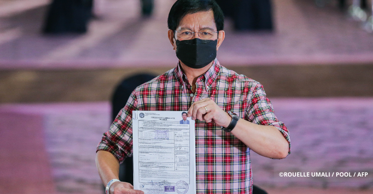 Know Your Elections 2022 Presidential Candidate: Panfilo “Ping” Lacson
