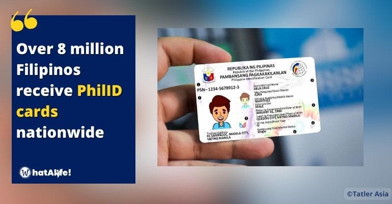 PhilID cards issued to over 8 million Filipinos