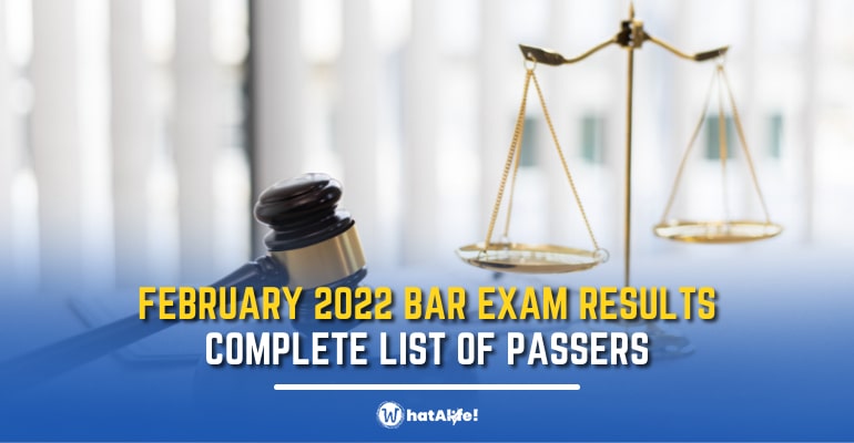 2022 bar exam results list of passers