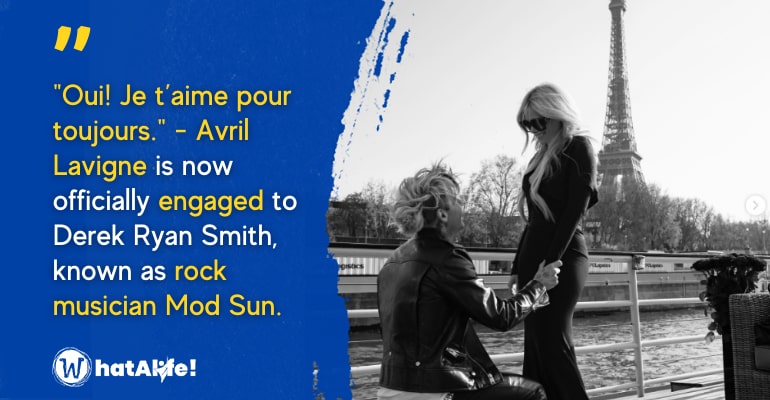 Avril Lavigne engaged to Mod Sun