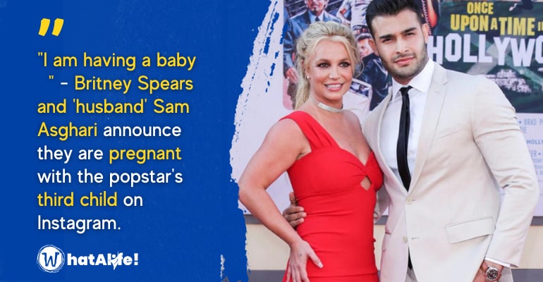 britney spears pregnant with third child