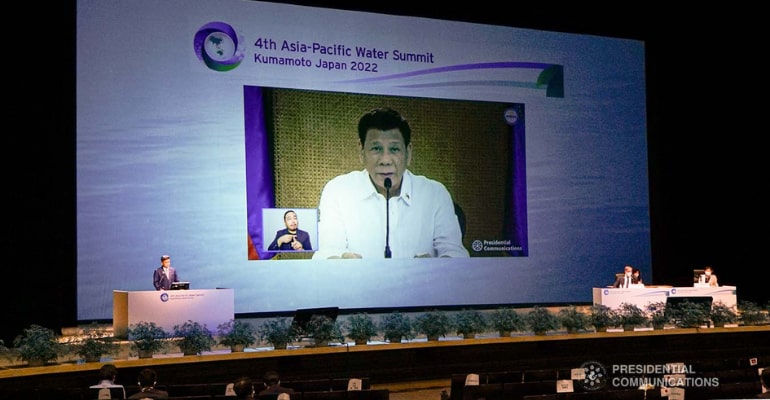 duterte in 4th asia pacific water summit