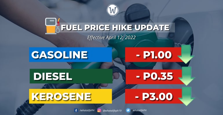 fuel price rollback april 12