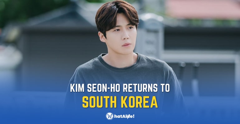 kim seon ho returns to south korea