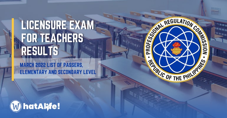 LET results March 2022: Teachers Licensure Exam List of Passers