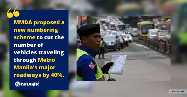 MMDA proposes new number coding scheme that could start in May