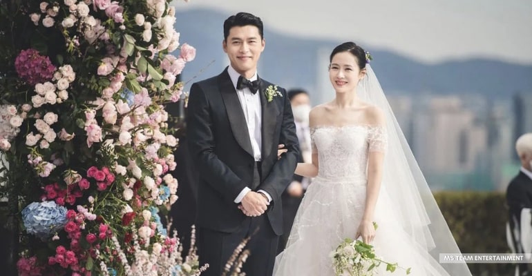 son ye jin and hyun bin official wedding photos