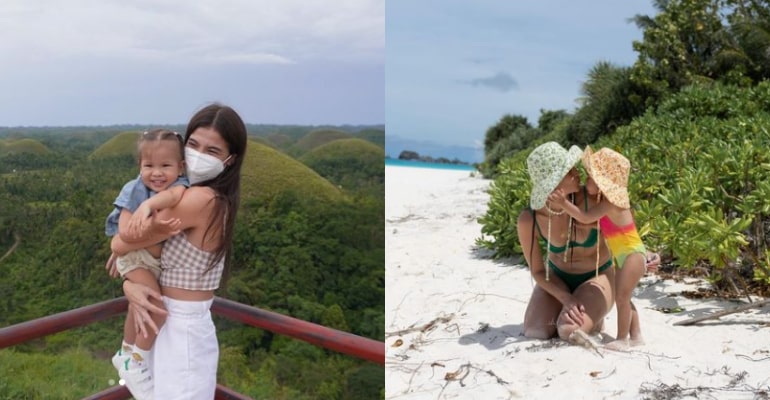LOOK: Anne Curtis and Erwan Heussaff freediving in Bohol